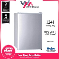 Haier 124L Refrigerator 1 Door/Peti Ais 1 Pintu Minibar  (HR-135H) Peti Sejuk/Fridge/冰箱