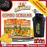 EZY ORANGE Combo Sebulan 4 Kotak | Free Premium Shaker Black Limited Edition | Aysha Alam | EzOren