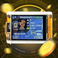 zyngana6n 1060KH/S Nerdminer Nmminer Upgraded Harshrate 2.8 Inch Smart Display Bitcoin Crypto Solo L