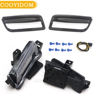 DRL Fog Lights LED Clear Lens White Daytime Running Light For Chevy Camaro ZL1 RS 1LT 2016 2017 2018
