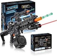 HyperBlasters M4 Wasp Gel Ball Blaster with 1000 Round Capacity Ammo Drum – Splatter Ball Blaster Includes 50,000 Planet Friendly and No- Stain Water Beads- Fun and Exciting Electric Orby Blaster