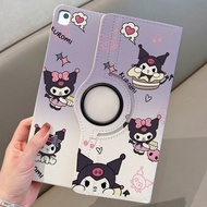 24 Hours iPad Kuromi Pro11 360 Rotating Air8 Gen10 Protective Case Suitable For gen12 gen11 purple M