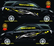 Sticker Stiker Cutting Mobil Toyota Rush Stiker Mobil Rush Keren