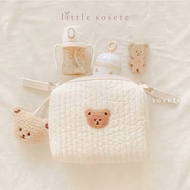 Little Sosete - Teddy Bear pouch Organizer * Baby diaper bag/diaper bag/stroller pouch bag/stroller Hanging bag