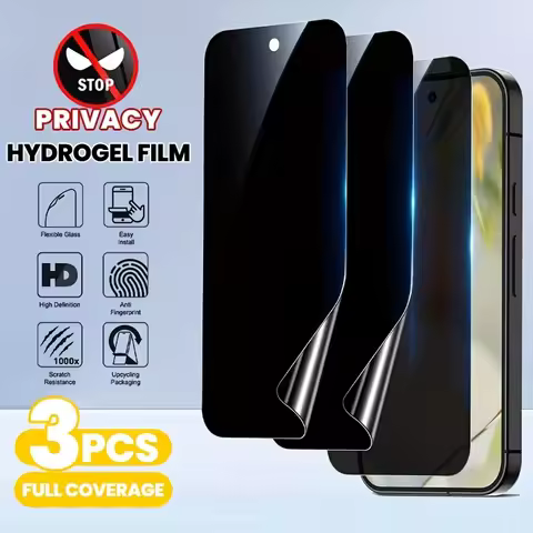 3Pcs Anti-Spy Hydrogel Film For Vivo V27 V27E V29E V30 V40E V60E V60 Privacy Screen Protector For Vi