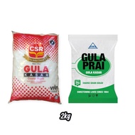 🍬 Gula Kasar Prai / CSR 2kg – Premium Quality Sugar 🛒✨