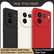 Imak Fashion Colorful Casing for Vivo IQOO 12 Pro / Iqoo12 5G Skin feel Soft TPU Case Full Protectio