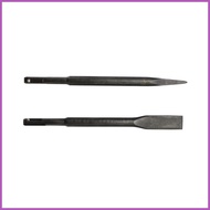 ◳ ஐ ◓ Chipping Gun Drill Bit Chisel (Flat & Pointed)