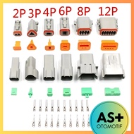 Deutsch DT Connector Waterproof Electric Socket Connector for Cars, Motorcycles, Trucks