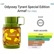 Odyssey Tyrant Special Edition by Armaf is a Amber Woody fragrance for men.