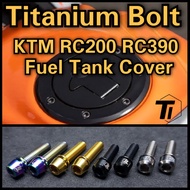 Titanium Bolt for KTM RC200 RC390 Fuel Tank Cover Titanium Screw M5 Grade 5 Singapore  Duke Bike