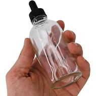 EISCO Glass Dropper Bottle, Eye Dropper Bottle, Transparent, 100ml, 3.3oz