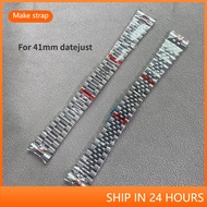 For Rolex 904L Datejust 21mm Watch Band Strap Bracelet Jubilee 316L Steel Replacement Wrist Clasp 41