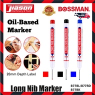 BOSSMAN B77BL B77RD B77BK Long Nib Marker pen