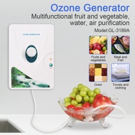 Portable Active Ozone Generator, Sterilizer, Air Purifier, Fruit Purifier Vegetables Water Food