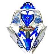 COVERSET HLY YAMAHA 135 LC V2 BATIK BIRU