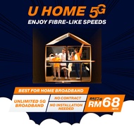 【NO UPFRONT DEPOSIT】UMOBILE POSTPAID U HOME 5G RM68 (1000GB) 4G/5G
