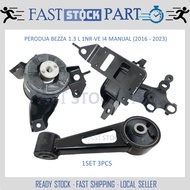 1SET 3PCS ENGINE MOUNTING - PERODUA BEZZA 1.3 MANUAL (2017-2022)  (COMBINE WITH BRACKET)