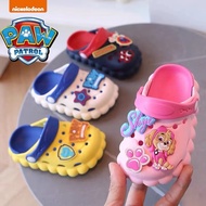 Paw Patrol Summer Children's Hole Shoes Cartoon Male Female Baby Beach Shoes Anti-slip Breathable Sandals Home Slippers Trendy