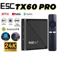 ESC First TV box with the highest configuration in the Internet TX60 PRO 14K Android 16.0 /2025 new 