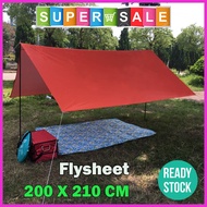 Flysheet Camping Tent Tarp Rain Shelter Mat Hammock Cover Waterproof  Tent Tarp Flysheet Tent Tarp S