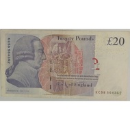 Old series £20 Pound Sterling note