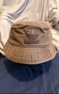 adidas 愛迪達 漁夫帽 BUCKET HAT AC IT7623 棕色 水洗