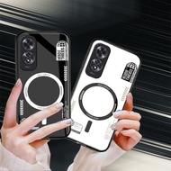 [M227] Softcase Glass Glossy For Oppo A80 A60 A3X A3 NFC A3 PRO A17 A77S A57 2022 RENO 12 12F RENO 1