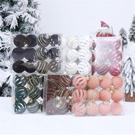 EC 12Pcs Christmas Baubles Ornament Shatterproof Decorative Baubles For Tree