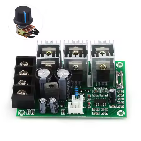 Motor Controller Speed Controller DC10-55V 40A Brush Motor Speed Controller Governor Overload Board 