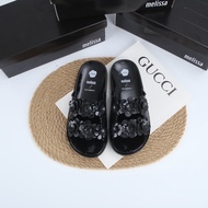 Melissa รองเท้าแตะแฟชั่นฤดูร้อน รองเท้าแตะสตรีฤดูร้อน รองเท้าแตะชายหาด