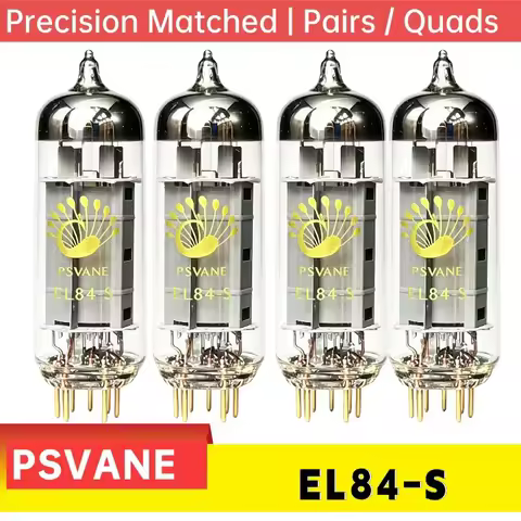 PSVANE MARKII EL84-S Art Series Vacuum Tube Matched Pair Gold Pin 6BQ5 6P14P Hi-Fi Audio Amplifier T