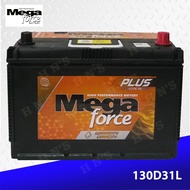 Mega Force Plus 3SMF 130D31L (130ah) Premium Maintenance Free Automotive Battery with 24 Months Warr