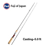 5ft/5.6ft/6ft Fuji Ultralight UL carbon fiber fishing rod spinning rod/baitcasting rod lure rod retr