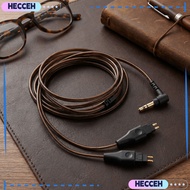 HECCEH 3.5mm Plug Headphone Sound Cable, OFC Flexible Earphone Replacement Cable, Low Loss Earbuds U