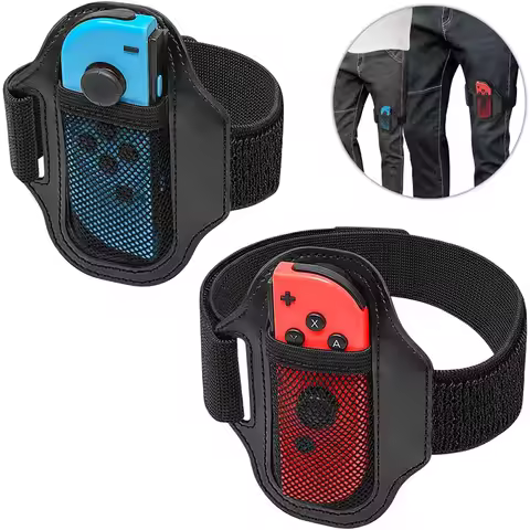 IGRARK Switch Sports Soccer/NS Ring Fit Adventure Elastic Leg Strap for Nintendo Switch Oled Joycon 