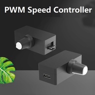 2X PWM Speed Controller 4Pin PWM Fan Governor USB TYPE-C Power Supply DIY Watercooling Cooler