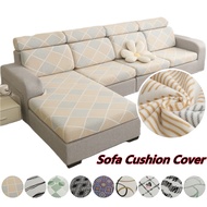 Thick Sofa Cushion Cover Elastic Furniture Protector Universal Sarung Kusyen 1/2/3/4 Seater Sofa Cover