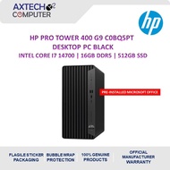 HP Pro Tower 400 G9 C0BQ5PT Desktop PC Black ( i7-14700, 16GB, 512GB SSD, Intel, W11P )