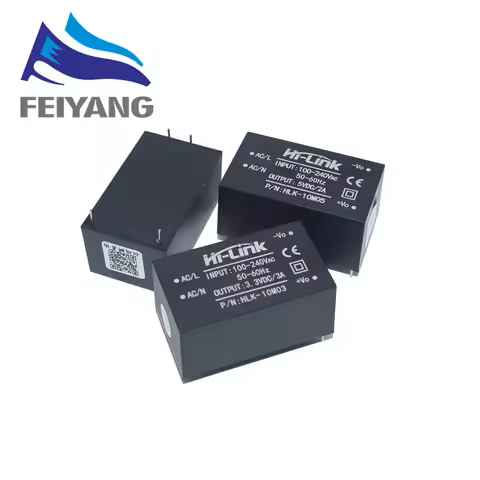 1PCS AC-DC 90-245V HLK-10M03/10m05/10M09 220V to 5V 2A 10W intelligent household compact switching m