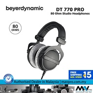 beyerdynamic DT 770 PRO 80 Ohm Closed Studio Headphones