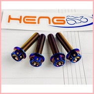 ️ HENG SHOCK BOLT SET AEROX155/GRAB BAR BOLT NMAX (Set of 4pcs) ▥ ✌ ♧