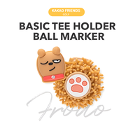 [🚚จัดส่งไว] Kakao Friends Golf Basic Tee Holder and Ball Marker [Frodo]
