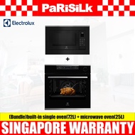 (BUNDLE) ELECTROLUX KOCBP21XA built-in single oven(72L) + EMSB25XC built-in combination microwave ov