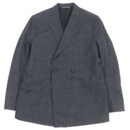 迪奧男裝 2020 年 023C261C5633 羊毛雙排扣尖領西裝外套，海軍藍，52 碼，義大利製造，正品，男士，成色極佳。