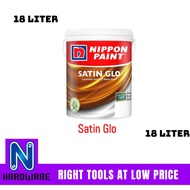 Nippon Paint Satin Glo Interior Wall Paint / Cat Dalam Dinding Rumah 18L- 18 Liter