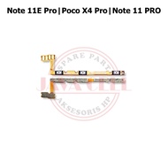 Flexible On Off+Volume Xiaomi Redmi Note 11E Pro - Poco X4 Pro 5G - Note 11 Pro Original