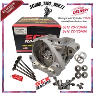 SCK HEAD CYLINDER Y15 Y15ZR YSUKU 20/23MM 22/25MM VALVE & ROCKER ARM SETS HEAD Y15 SCK RACING
