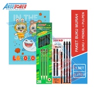 Accessoren 38-Sheet Notebook Savings Package + Pencil + Pen 1 Pack [1 Set] A5 Quarto Book/ 10-Book B