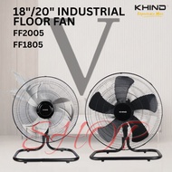 KHIND 18" INDUSTRIAL FLOOR FAN FF1805 || KHIND 20" INDUSTRIAL FLOOR FAN FF2005